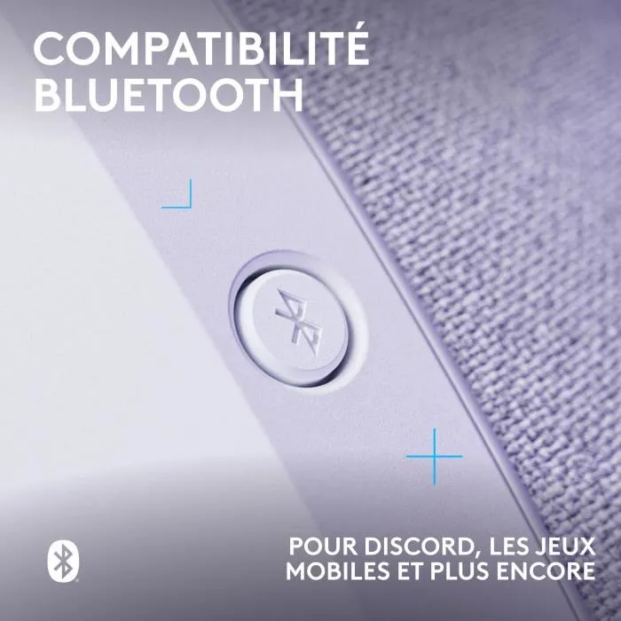 Logitech G G321 Lightspeed - Casque Gamer Sans Fil (Bluetooth) - Micro Flip-Up - 20h Autonomie - Confortable 210g - Blanc