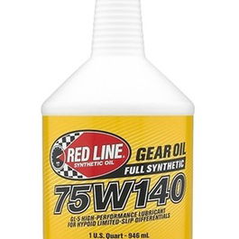Red Line Huile De Differentiel 75 W140 grl-5 - 946 mL-Cs12 REDL57919