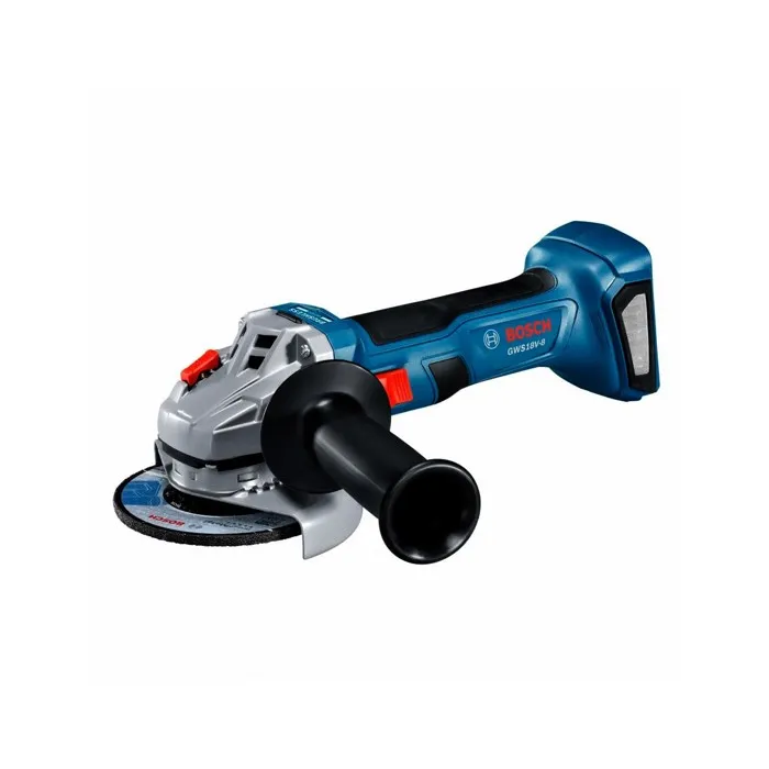 Bosch Professional Meuleuse d'angle GWS 18V-8 125mm (Machine seule sans batterie) avec coffret L-Boxx 136