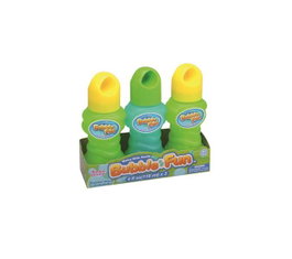 JugaToys Lot de 3 bouteilles de bulles de savon de 118 ml