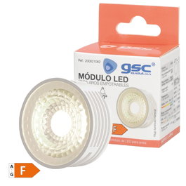 Module LED plat Série Lúbia pour spots et anneaux encastrables 60º 6,5W 6000K