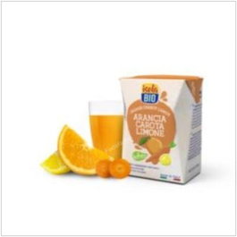 ISOLA Jus biologique Orange, Carotte et Citron (Pack de 3 x 200ml)