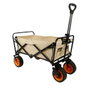 Marbueno Carro Pliable Multiusage Acier 200 kg Beige pour Jardin Plage et Camping 86x50x59 cm 10479