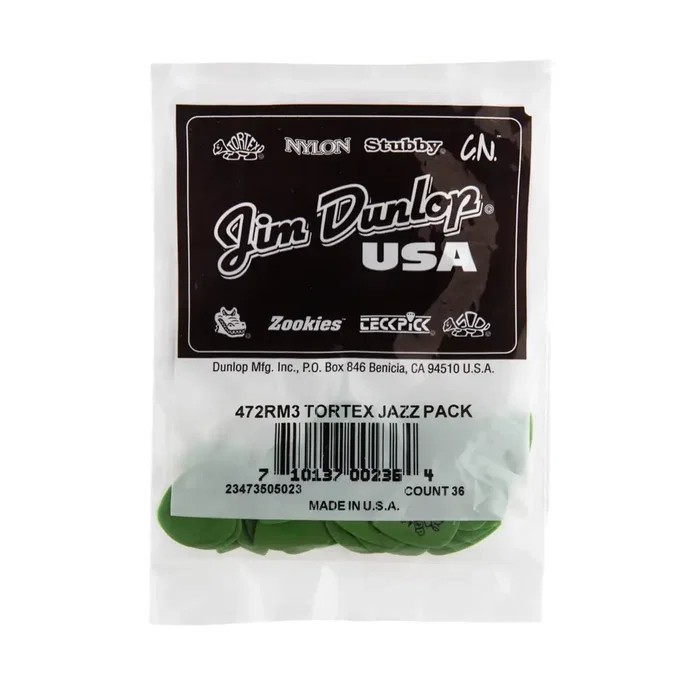 Dunlop Púas Tortex Jazz III Medium (pack de 36)