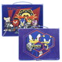 Sonic Prime - Set de Papeterie Coloriable (Bloc, Stylos) - Taille: 26.7x45.3x3 cm