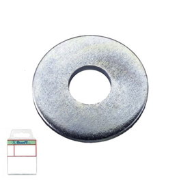 DUVER Blister rondelle plate DIN 9021 zincée métrique M-8