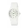 Casio MQ-24B Montre mixte analogique à quartz, cadran blanc, bracelet résine, étanche, autonomie 2 ans