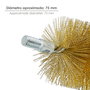 WOLFPACK LINEA PROFESIONAL Brosse de nettoyage pour conduits en acier 75 mm M12