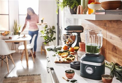 Kitchenaid K400 5KSB4026 EPP Batidora de vaso Artisan 1,4L - Blender avec fonction vitesse intelligente, 3 programmes et cuchillas en acier inoxidable, Vert Palme