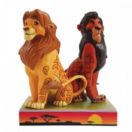 Enesco Figurine Disney Le Roi Lion Simba et Scar