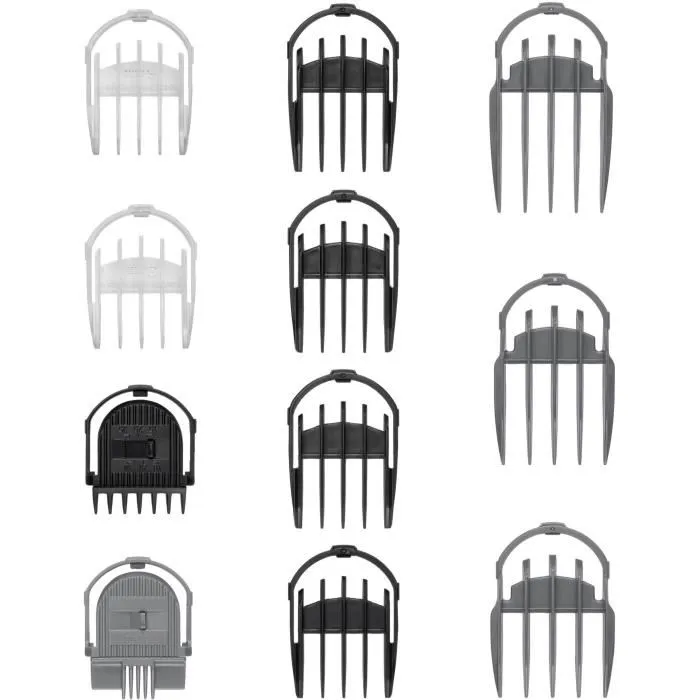 Babyliss Tondeuse Multi-Usages 15-en-1 Super-X Metal MT992E Sans Fil avec 4 Têtes, Autonomie 5h, Edition Gold & Navy, Tondeuse Barbe Corps