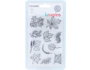 Innspiro Set de tampons acryliques Feuilles n°1 9,5x14,5cm