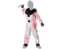 Déguisement Enfant Clown Sanglant Blanc avec Col 7-9 Ans - Costume Halloween Garçon Effrayant Fête