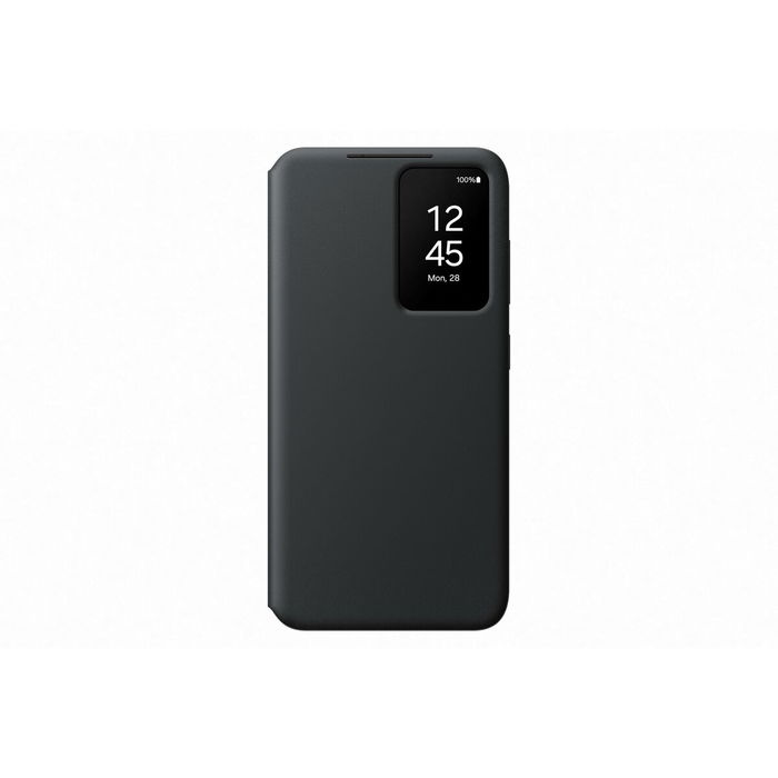 Samsung Coque Portefeuille Smart View pour Galaxy S24 - Noir - Protection contre les rayures avec poche carte