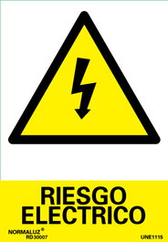 Signalisation luminescente Risque électrique 21x30 RD30007