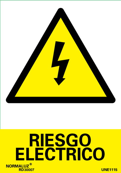 Signalisation luminescente Risque électrique 21x30 RD30007 Signalisation luminescente Risque électrique 21x30 RD30007