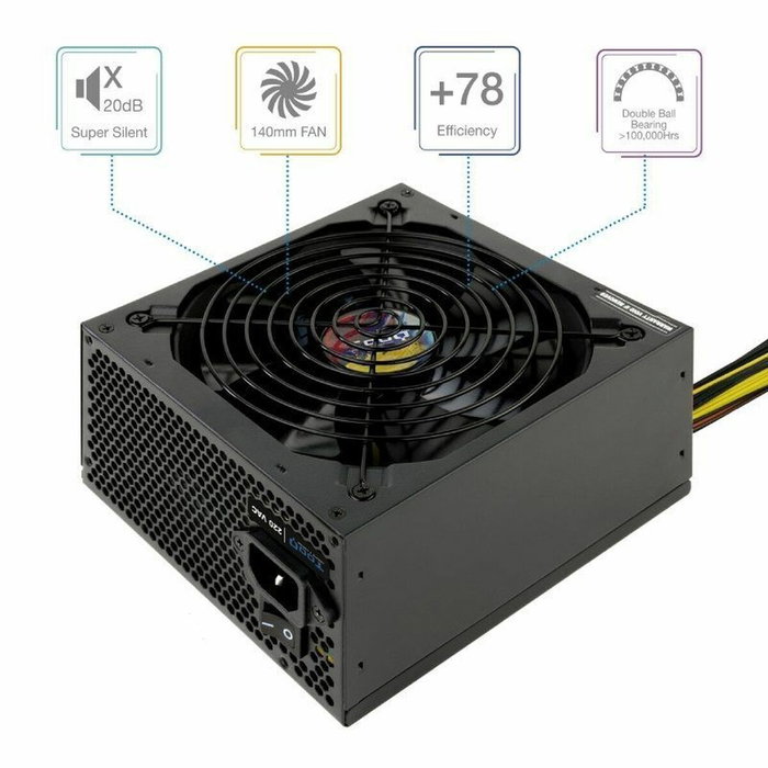 Bloc d’Alimentation TooQ TQAPOLO-750SP ATX 750 W CE - RoHS
