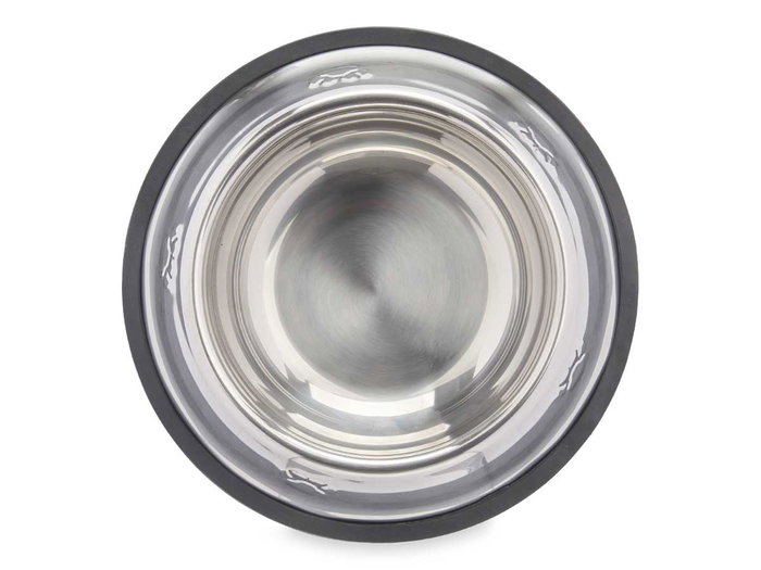 Mascow Gamelle pour chien métallique avec pieds en caoutchouc 22 cm, 300 ml (Set de 12) Mascow Gamelle pour chien métallique avec pieds en caoutchouc 22 cm, 300 ml (Set de 12)