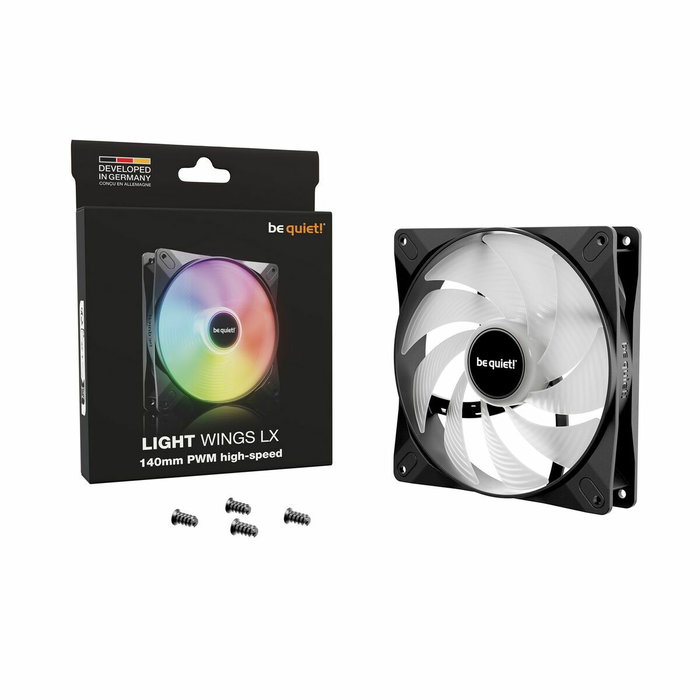 be quiet! Light Wings LX 140mm PWM high-speed Black be quiet! Light Wings LX 140mm PWM high-speed Black