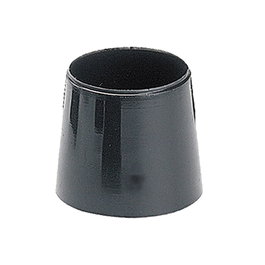 Micel Cnt01 - Contera redonda reforzada 16mm x 24mm noir - 25 unités pour pattes de meubles et aides mobilité - polietileno résistant