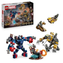Lego Marvel 76322 Avengers : Endgame Thor Contre Chitauri - Jouet de Construction Super-Héros 373 Pièces avec 7 Minifigurines - À Partir de 8 Ans