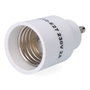F-Line Convertisseur de culot GU10 vers E27, blanc, Ø35 x 58 mm, 2A 230V, rétracté