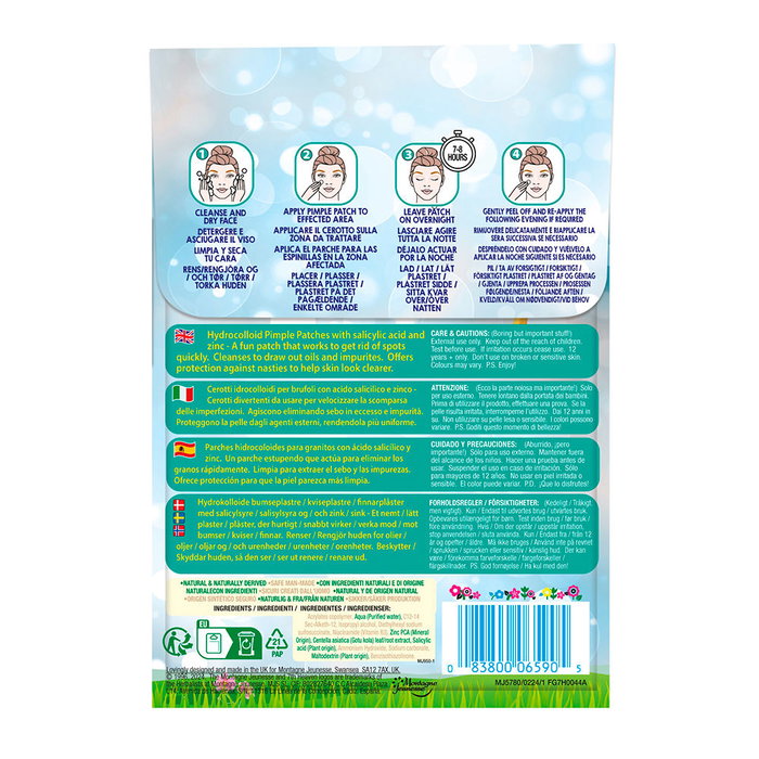 7Th Heaven Patchs Hydrocolloïdes Invisibles pour Imperfections Cutanées, Acide Salicylique et Zinc, 24 Unités