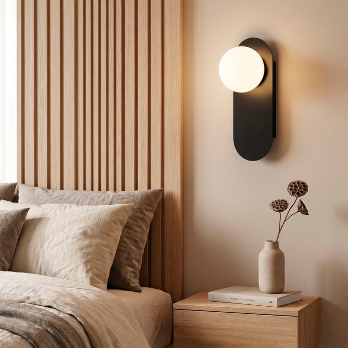 Glow Applique murale boule de cristal