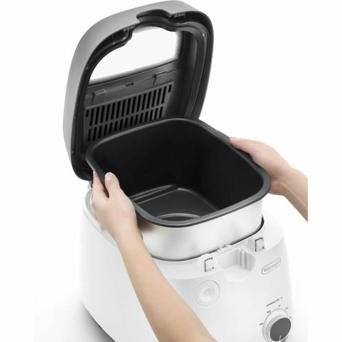 Delonghi FS6067 Friteuse Classique 2,4 L Gris, Noir et Blanc Delonghi FS6067 Friteuse Classique 2,4 L Gris, Noir et Blanc