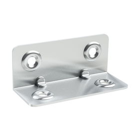 HERRAJES ALK Équerre en Tôle Zinguée Zedra 50x21mm