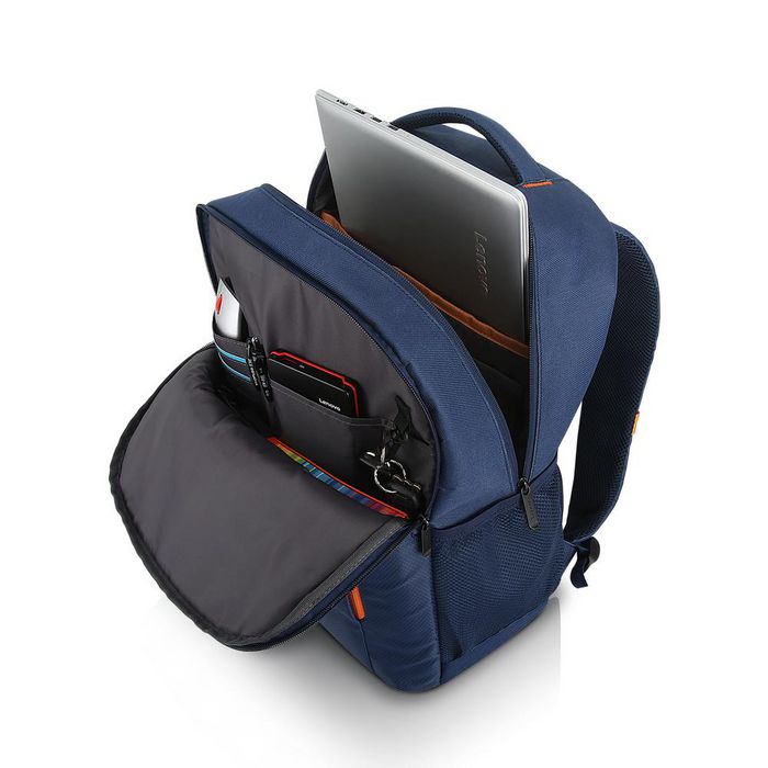 Lenovo B515 Sac à dos Ordinateur Portable 15.6" Tous les Jours - Qualité Haute, Imperméable et Antivol, Compartiments Spacieux, Poche d'Accès Rapide