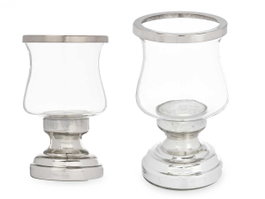 GIFTDECOR Portavela Copa Plateada