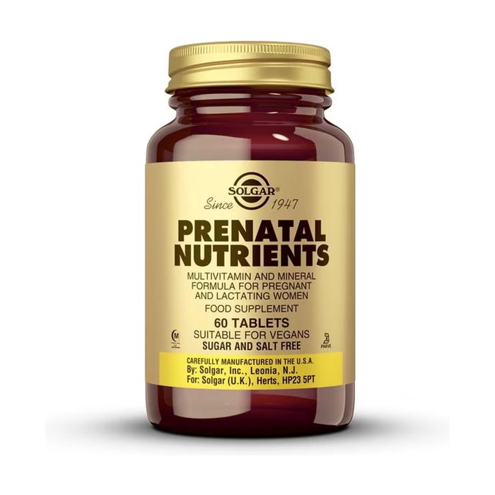 SOLGAR Nutrientes Prenatales 120 comprimés SOLGAR Nutrientes Prenatales 120 comprimés