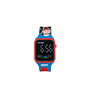 LEXIBOOK Montre Digital LED pour Enfants avec Bracelet Réglable - Affichage 12/24 Heures - Apprentissage du Temps - Montre Schtroumpfs