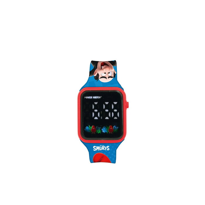 LEXIBOOK Montre Digital LED pour Enfants avec Bracelet Réglable - Affichage 12/24 Heures - Apprentissage du Temps - Montre Schtroumpfs LEXIBOOK Montre Digital LED pour Enfants avec Bracelet Réglable - Affichage 12/24 Heures - Apprentissage du Temps - Montre Schtroumpfs