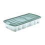 Mondex Boîte de rangement sous le lit 31 L avec couvercle