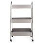 Quid Chariot de Service Garbo Gris Métal 45x30,6x77,5 cm