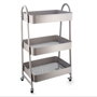 Quid Chariot de Service Garbo Gris Métal 45x30,6x77,5 cm