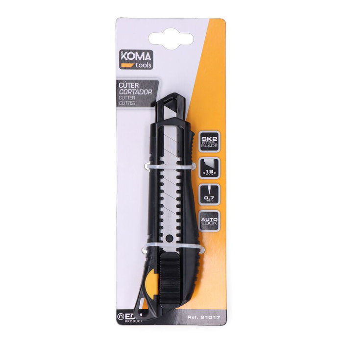 Koma Tools Cutter avec lame de 18 mm Koma Tools Cutter avec lame de 18 mm