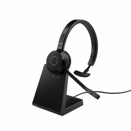 Jabra Evolve 65 TE MS (6693-833-399) - Casque audio professionnel mono avec micro anti-bruit - Noir