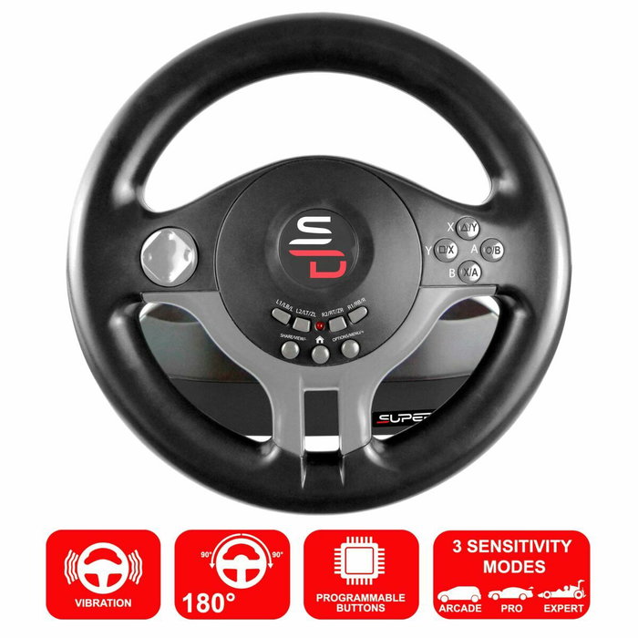 Subsonic SUPERDRIVE SV250 Volant de course avec pédalier et vibrations