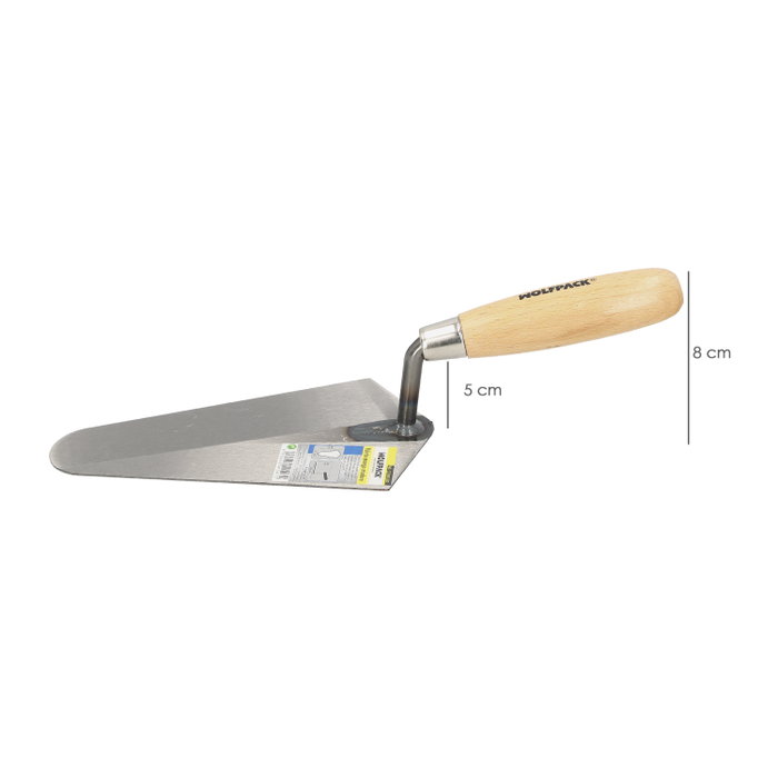 WOLFPACK LINEA PROFESIONAL Truelle Maurer 348 manche bois 200 mm
