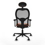 Piqueras y Crespo Chaise de Bureau avec Appui-tête Jorquera 3D036N1 Orange
