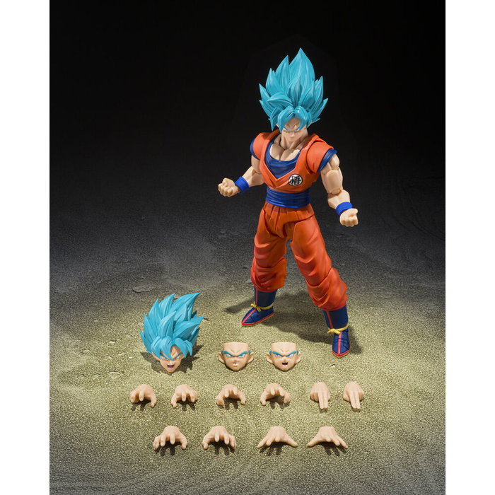 Bandai Tamashii Nations Dragon Ball Super S.H.Figuarts Super Saiyan God Super Son Goku (Blue power transcending Limits) 15 cm