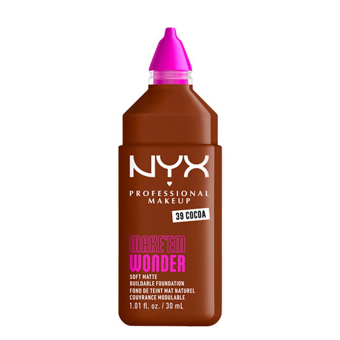 Nyx Professional Make Up Fond de teint MAKE'EM WONDER n° 39 - Cacao