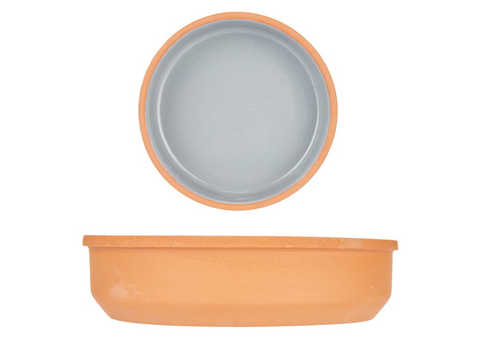 La Dehesa Cazuela en Terre Cuite Ronde 16 cm Gris Marron pour Four Micro-ondes Lave-vaisselle (Set de 20)