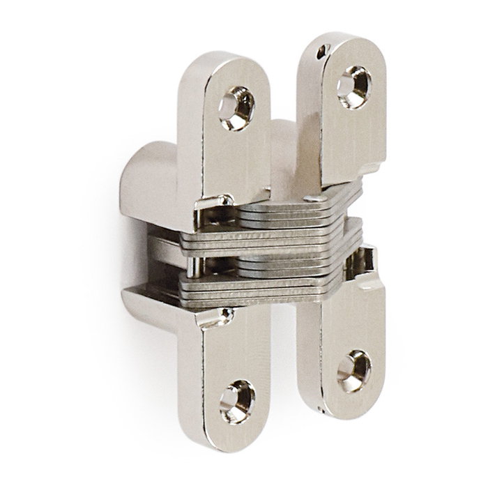 Pottker Bisagra Invisible Leyda pour Tables Zamak Nickel 180° Épaisseur 28-40mm Pottker Bisagra Invisible Leyda pour Tables Zamak Nickel 180° Épaisseur 28-40mm