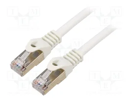 GEMBIRD Cordon de raccordement Cat 6a S/FTP 5m RJ45 blanc
