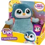 Moose Toys Little Live Pets Mon Petit Pingouin Waddles - Pingouin électronique interactif avec accessoires, sons et réactions