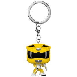 FUNKO Llavero Pocket POP Power Rangers 30th Anniversary Yellow Ranger